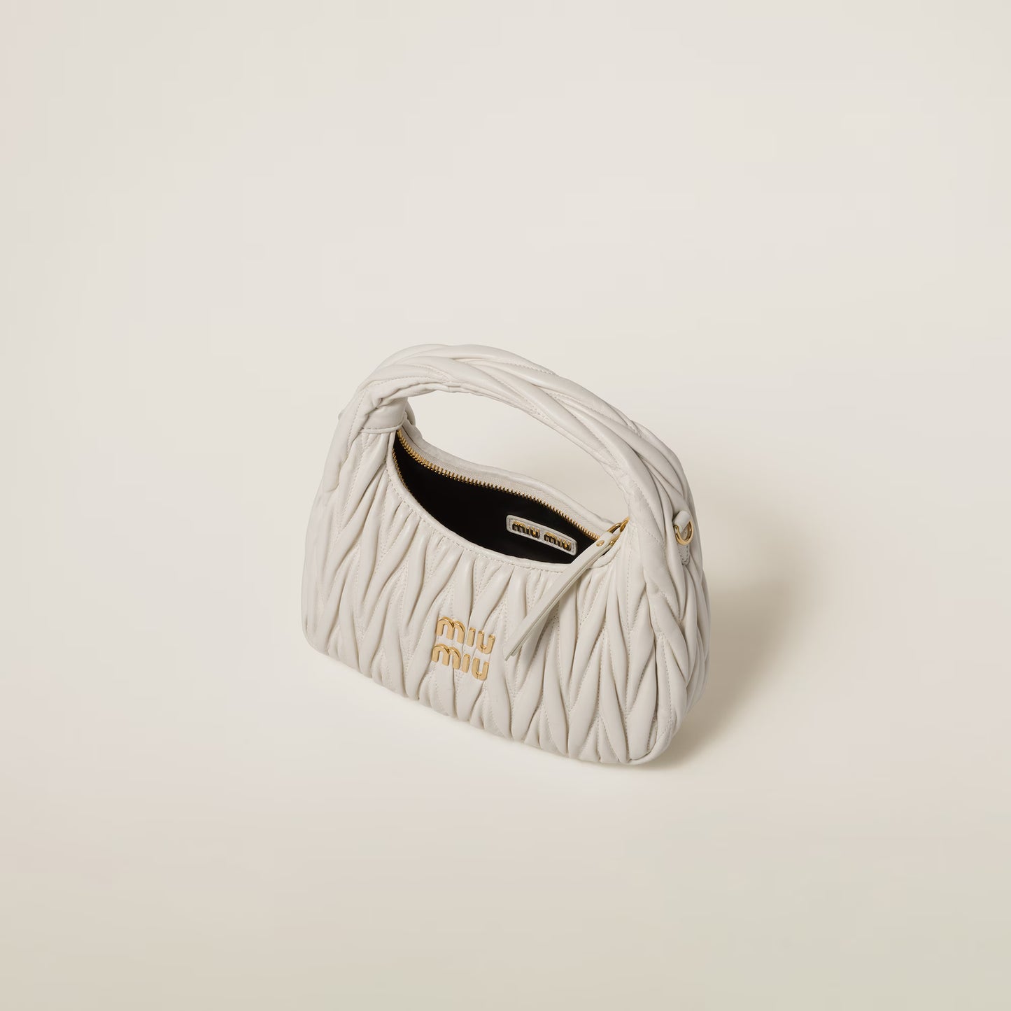 MM Wandar Matelassé Purse - White
