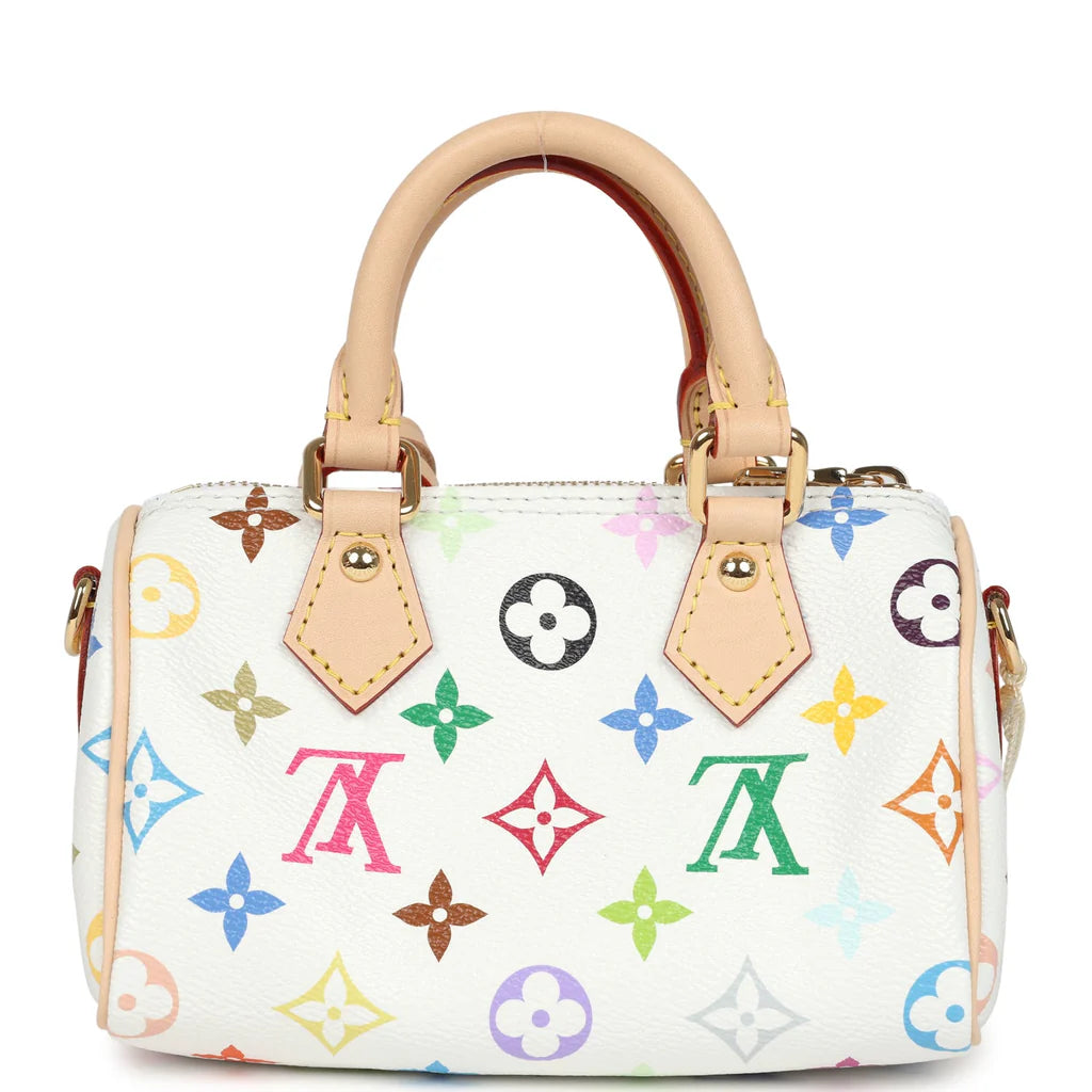 LV x Murakamii Speedy Designer Handbag