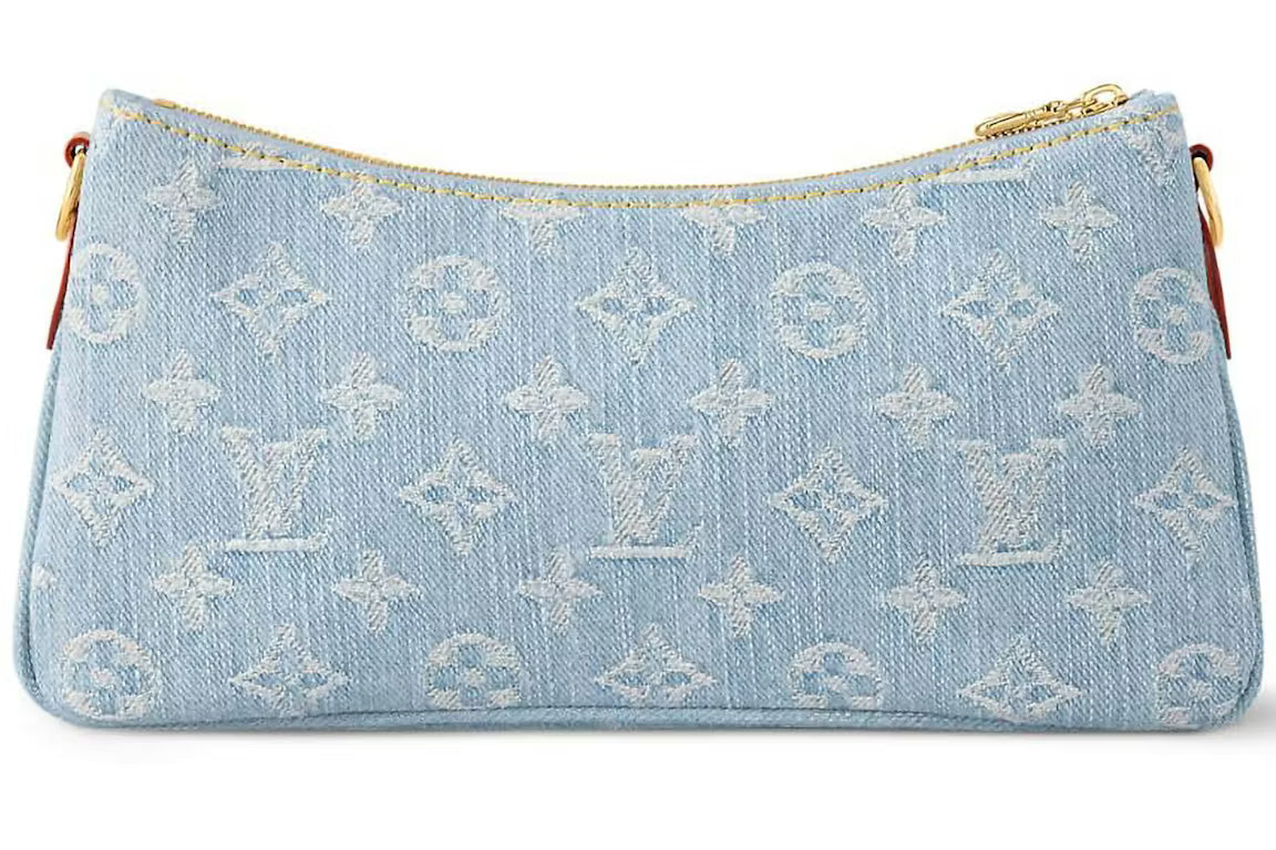 LV Liv Pochete Denim Purse