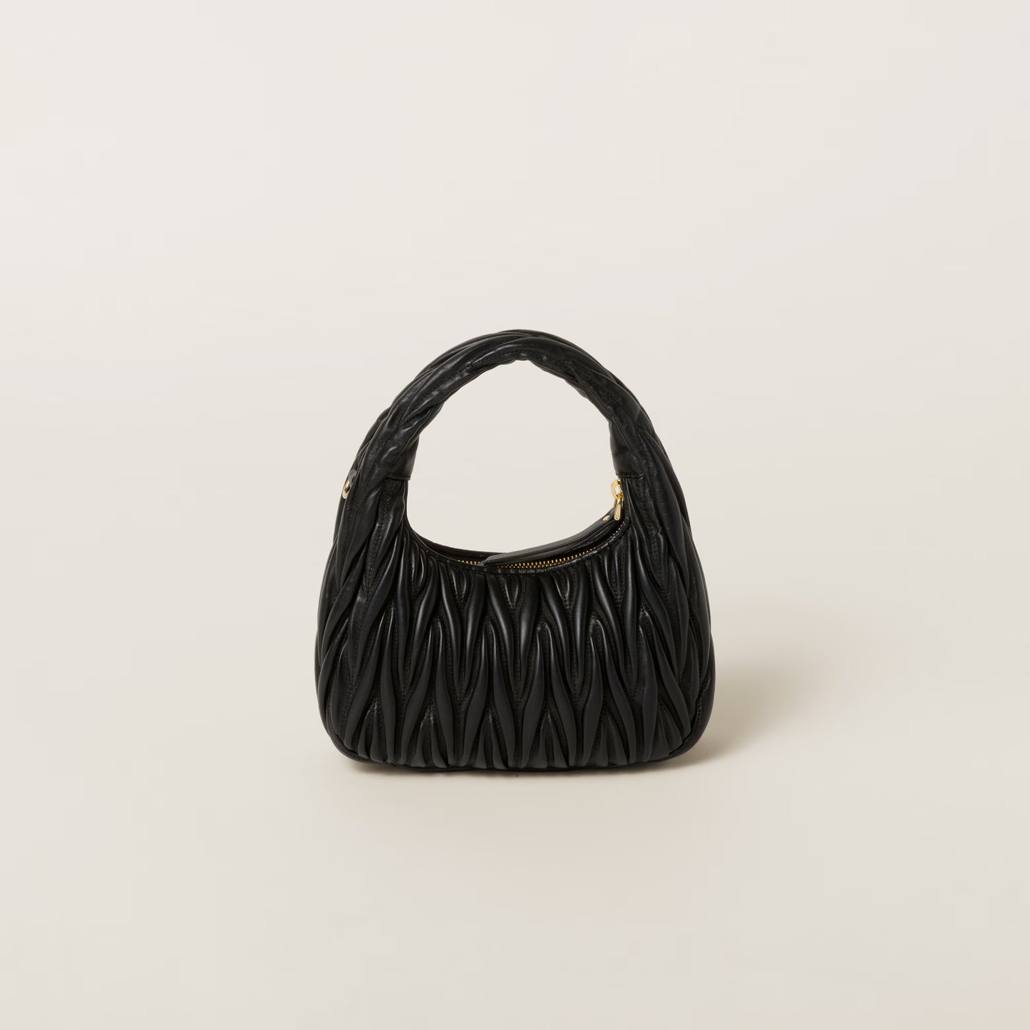 MM Wandar Matelassé Purse - Black