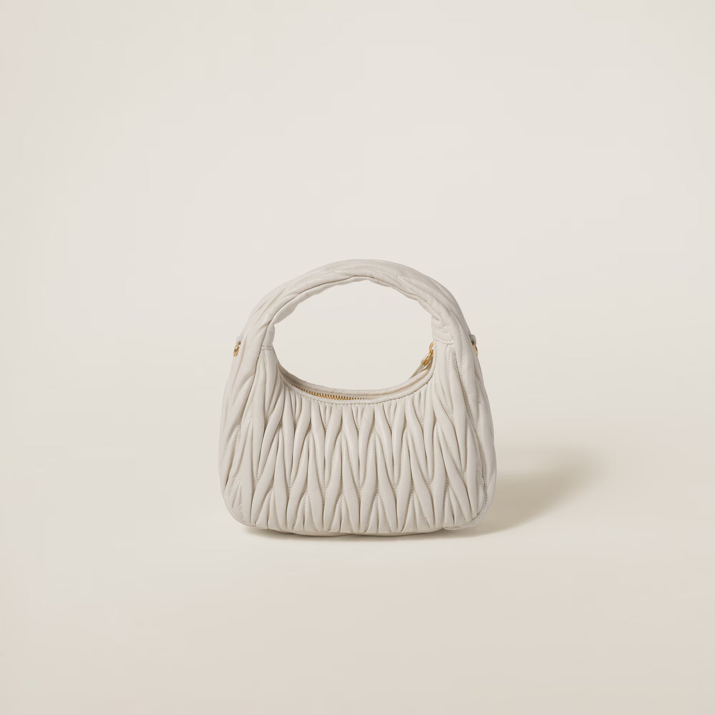 MM Wandar Matelassé Purse - White