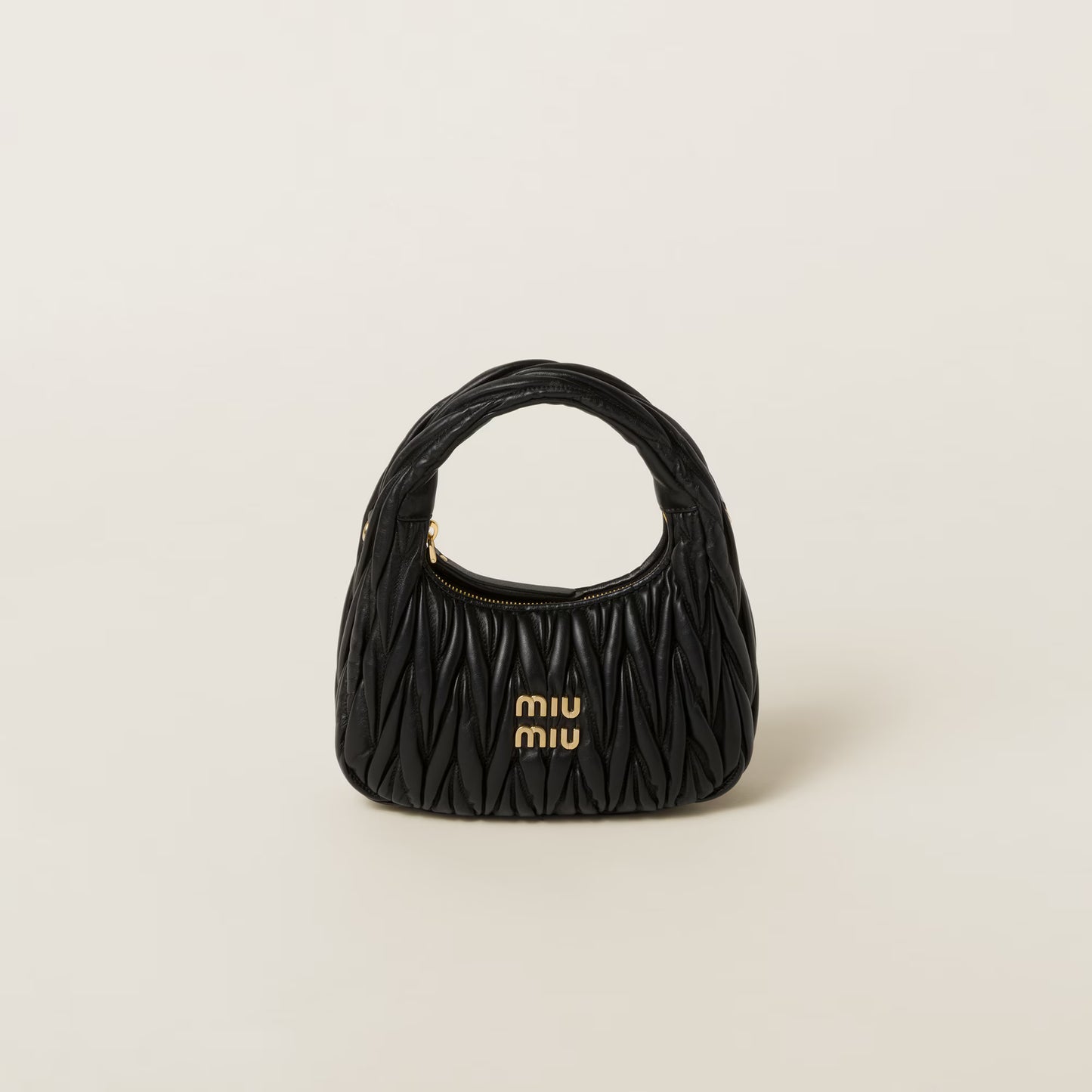 MM Wandar Matelassé Purse - Black