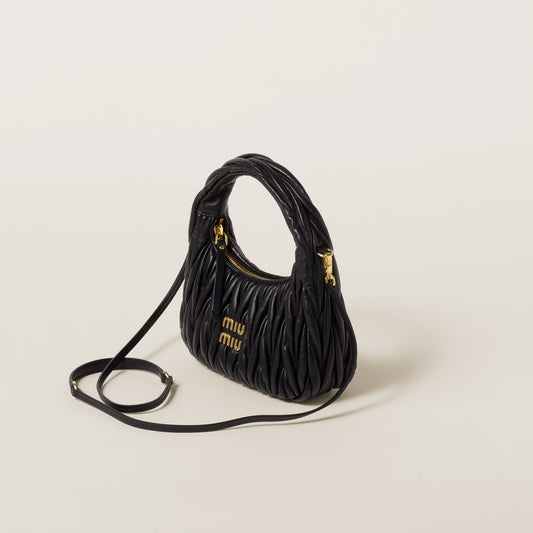 MM Wandar Matelassé Purse - Black