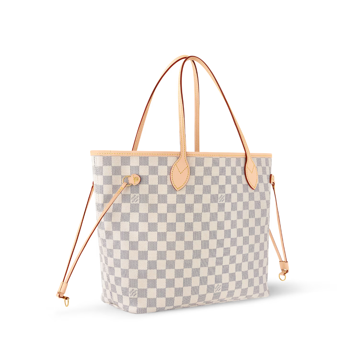 LV Neverfull MM Designer Bag (PINK INTERIOR)