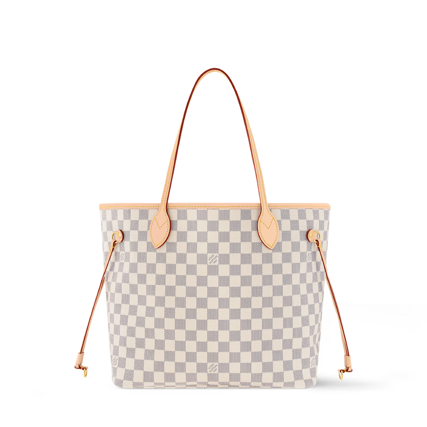 LV Neverfull MM Designer Bag (CREAM INTERIOR)
